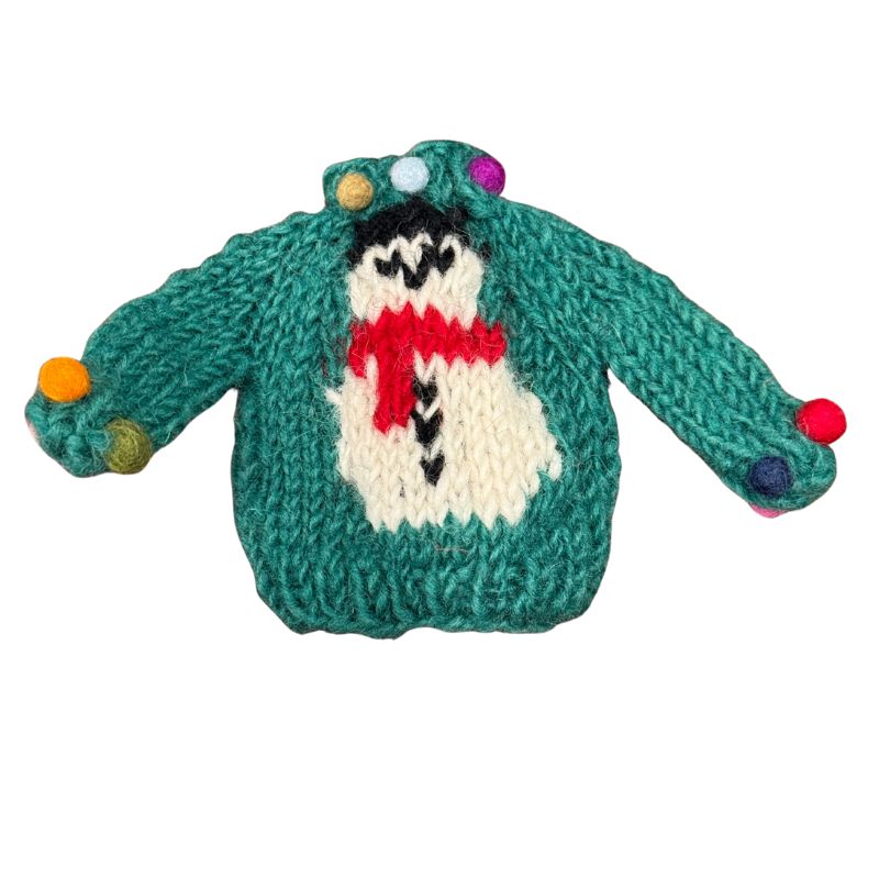 Knitted Sweater Felt Ornament