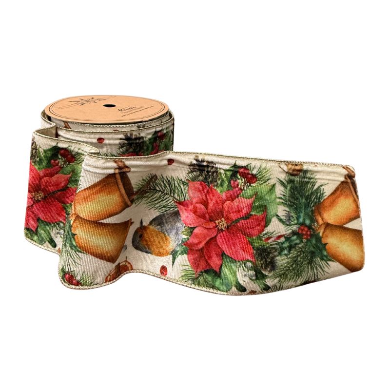 Bird & Bells Ribbon 25ft