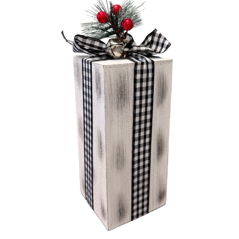 Wooden Presnt w/Bow Asrt