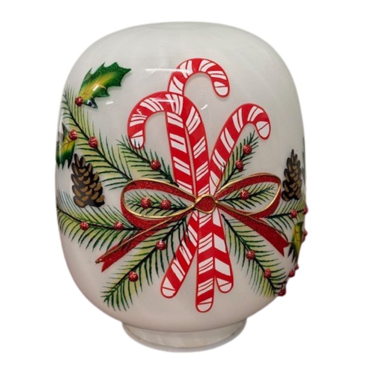 LED Candy Cane Globe 7