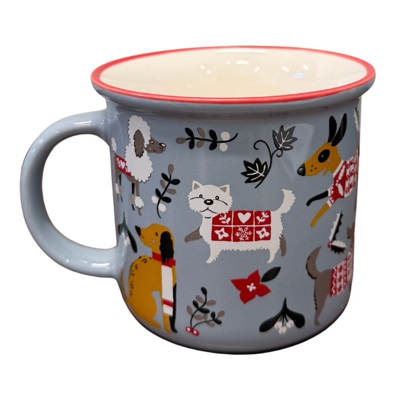 Dogs Christmas Mug 14oz