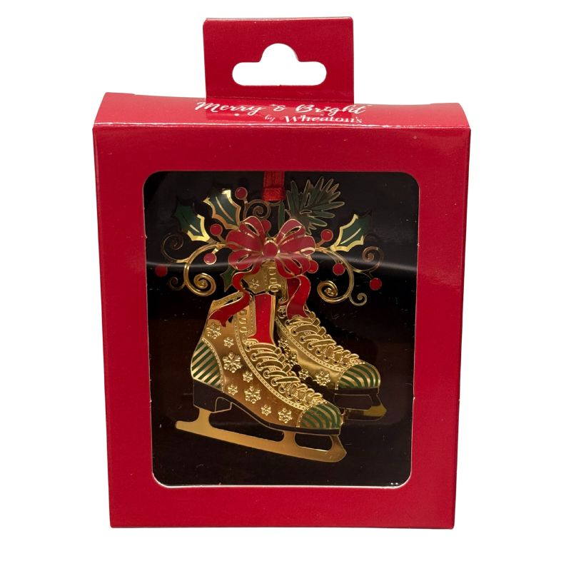 Skates Die-Cut Ornament