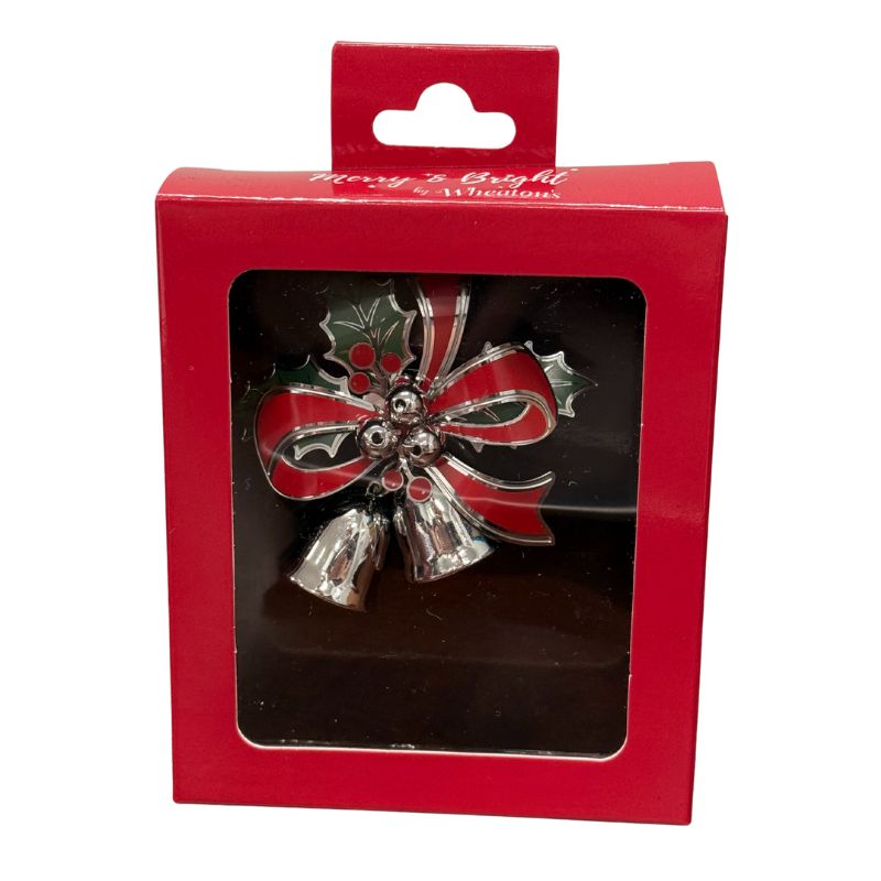 Bells w/Bow Die-Cut Ornament