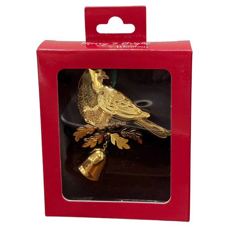 Bird w/Bell Die-Cut Ornament