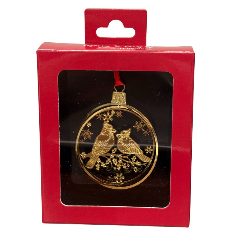 Cardinals Die-Cut Ornament