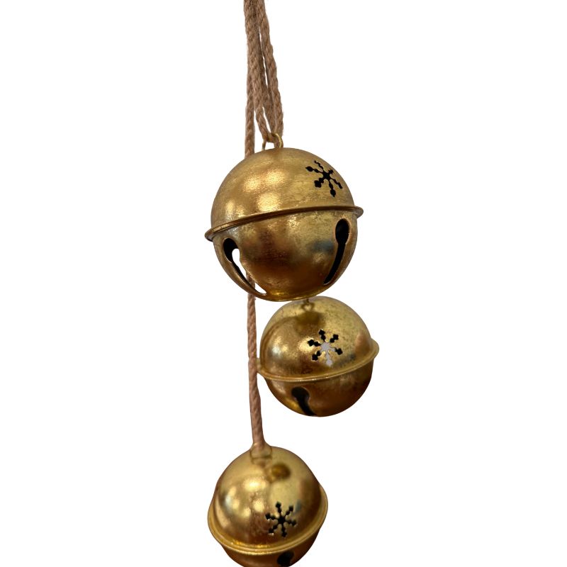 Gold Jingle Bells Hanging Rope 20