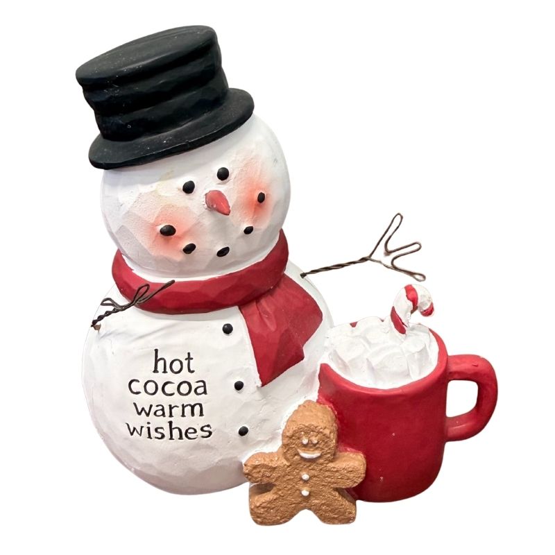 Fig. Snowman w/Mug Hot Cocoa