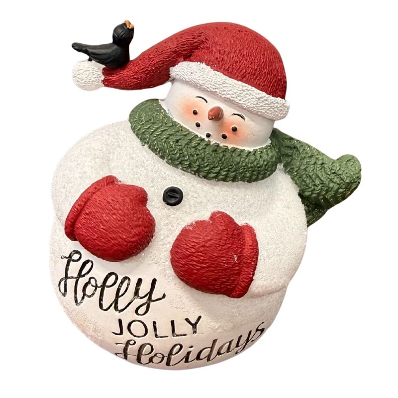 Fig. Snowman w/Bird 