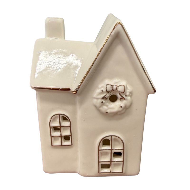 Fig. Ceramic House with Wreath 5