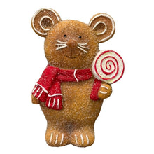 Load image into Gallery viewer, Gingerbread Mouse Figurine Asrt
