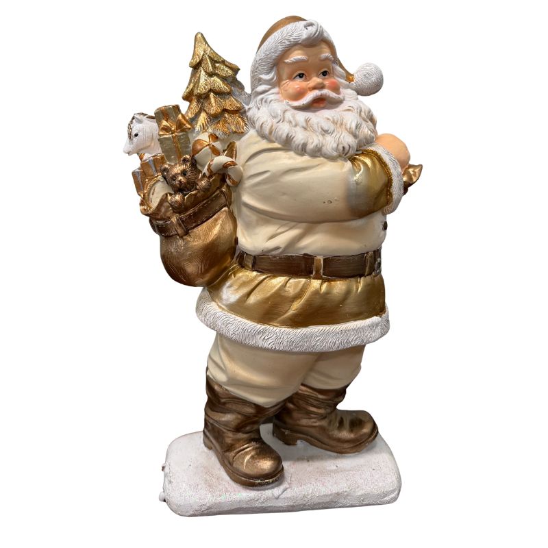 Fig. Gold Santa with Gifts 12