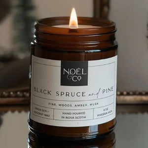 Black Spruce & Pine Candle 8oz