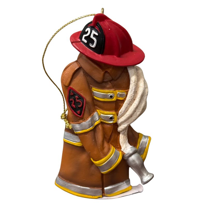 Fireman Hat & Jacket Ornament