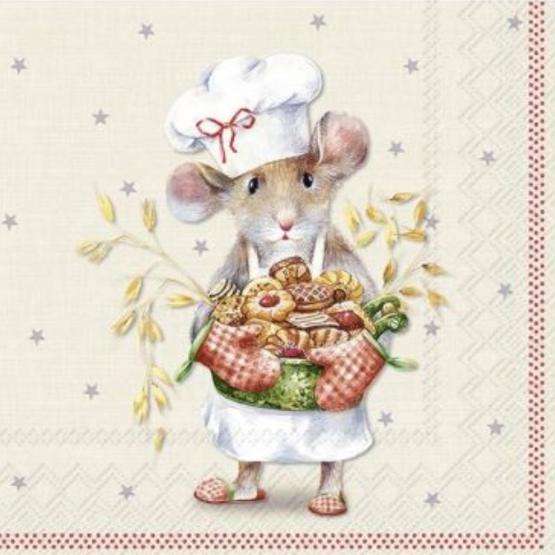 Anna Baked Cookies Cocktail Paper Napkins