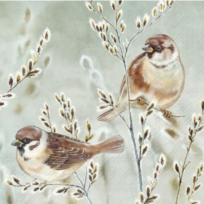 Winter Melody Luncheon Paper Napkins