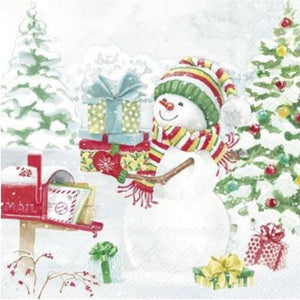 Snowy Day Luncheon Paper Napkins