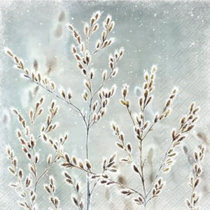 Frozen Winter Cocktail Paper Napkins