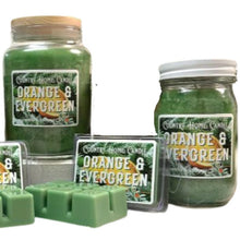 Load image into Gallery viewer, Orange &amp; Evergreen Candle
