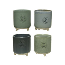 Load image into Gallery viewer, Assorted Stoneware Planters 3.5"
