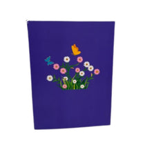 Load image into Gallery viewer, Pop Up Card - Wildflowers &amp; Butterflies
