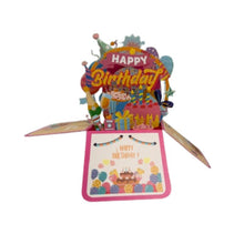 Load image into Gallery viewer, Pop Up Box Card - Happy Birthday
