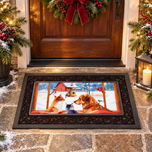 Load image into Gallery viewer, Winter Farmhouse Friends Sassafras Indoor/Outdoor Mat Insert
