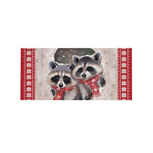 Load image into Gallery viewer, Winter Grove Raccoons Sassafras Indoor/Outdoor Mat Insert
