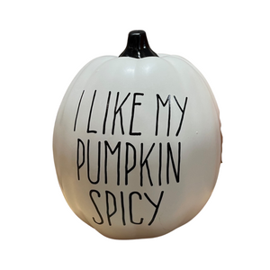 Pumpkin Spice Ceramic Pumpkin 5"