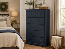 Load image into Gallery viewer, Farmhouse 6 Drawer Chest
