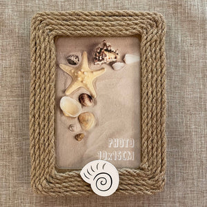 Shell Deco Photo Frame 5x7"