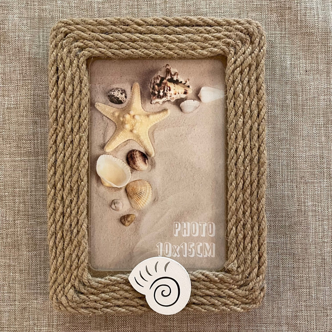 Shell Deco Photo Frame 5x7