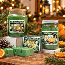 Load image into Gallery viewer, Orange &amp; Evergreen Candle
