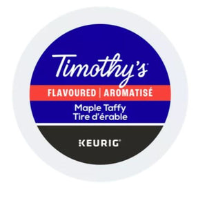 K Cup Timothy's Maple Taffy Coffee
