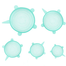 Load image into Gallery viewer, Silicone Stretch &amp; Fit Lids S/5

