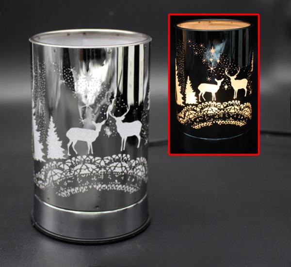 Silver Wildlife Touch Lamp