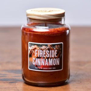 26oz Jar Candle - Fireside Cinnamon