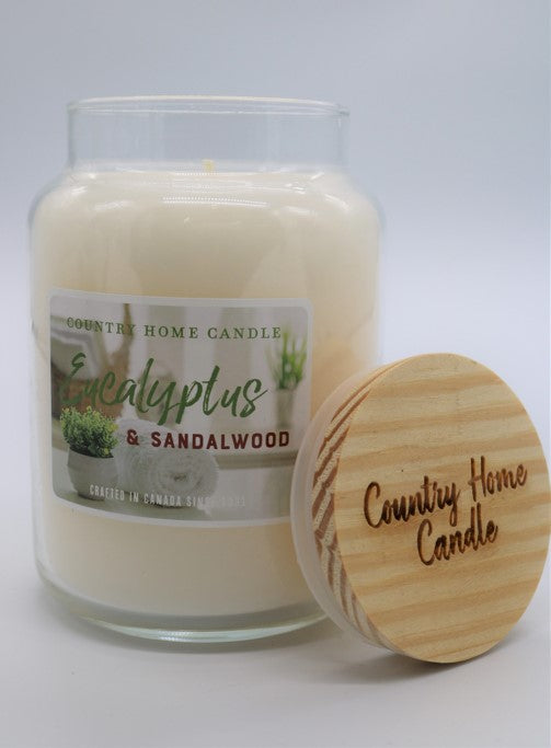 26oz Jar Candle - Eucalyptus & Sandalwood