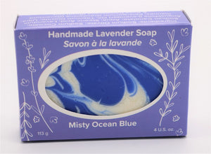 Misty Ocean Blue Bar Soap