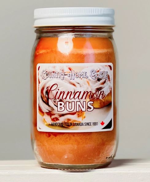 16oz Jar Candle - Cinnamon Bun