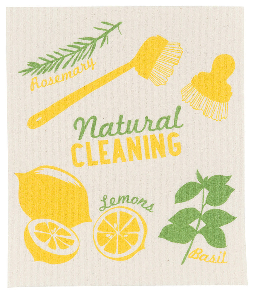 Swedish Dishcloth - Natural Cleaning Lemons