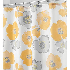 Fabric Shower Curtain - Large Poppy