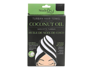 Coconut Oil Turban Hair Towel