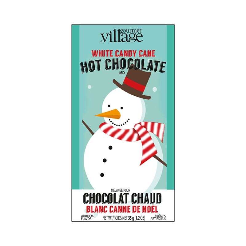 Snowman Candy Cane Hot Chocolate