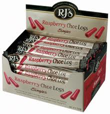 Chocolate Raspberry Licorice Log