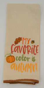 T.Towel "My Favorite Color is Autumn"