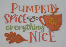 Load image into Gallery viewer, Table Runner 54&quot; &quot;Pumpkin Spice and Everything Nice&quot;
