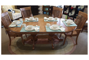 Hampton Double Pedestal Table