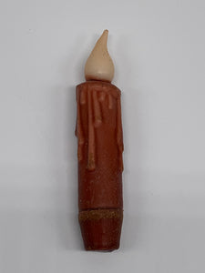 Battery Operated Taper - 4" Burgundy