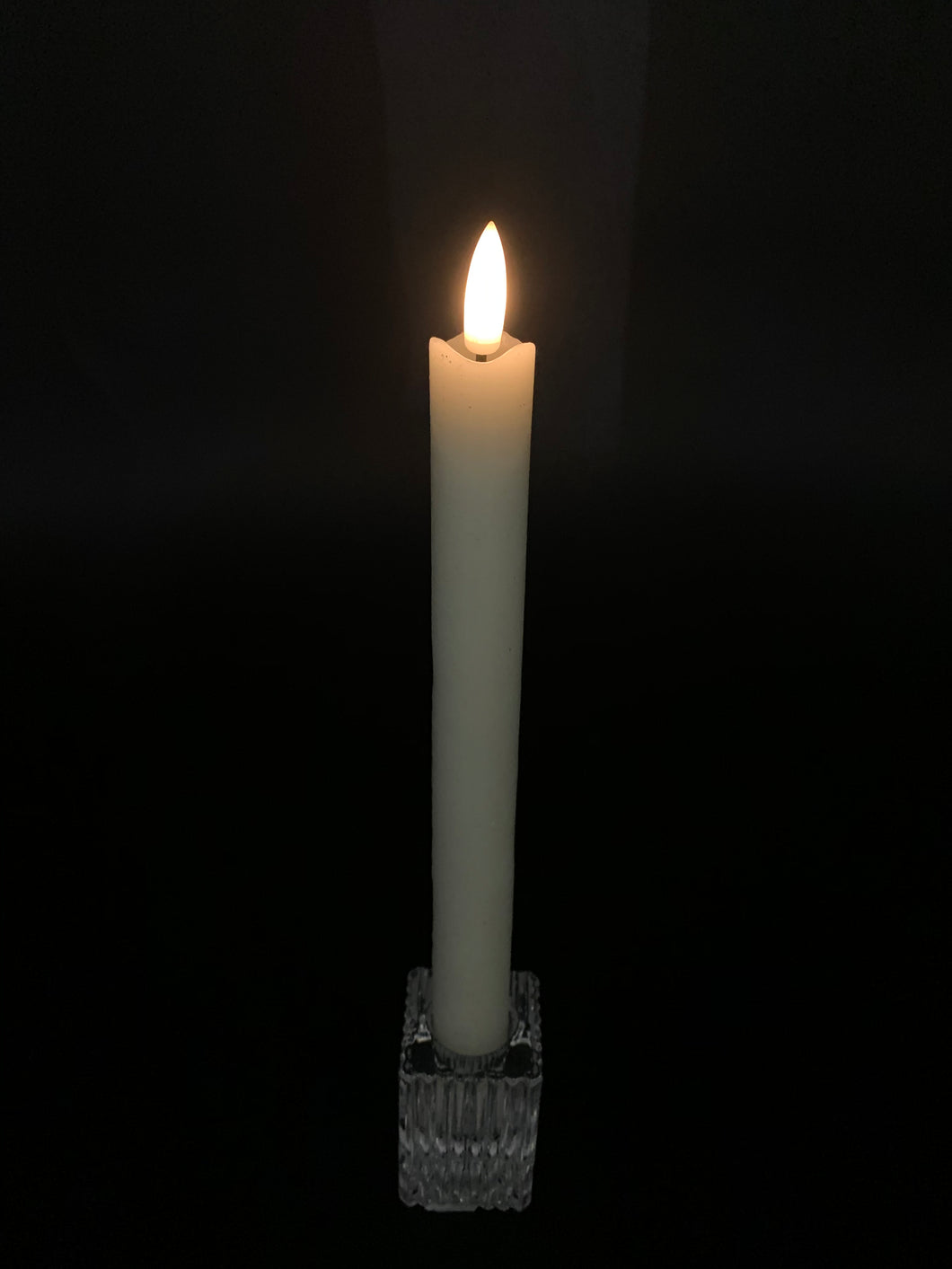 Battery Operated Tapers S/2 - Cream