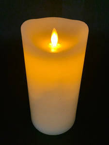 Battery Operated 3.5" Pillar Candle - 7" Tall